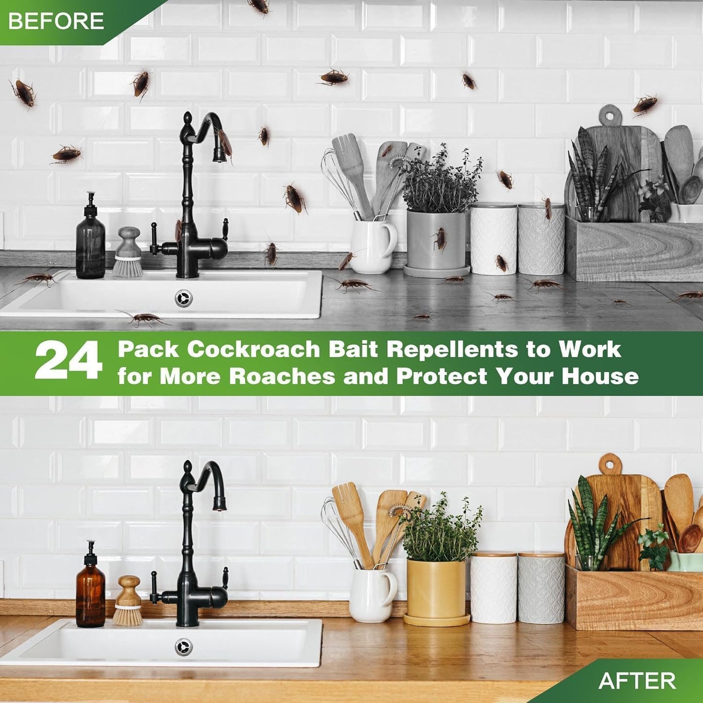 Herbal Cockroach Killer Gel™ |Pack of 24